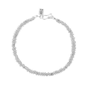 Square Charm Beaded Bracelet