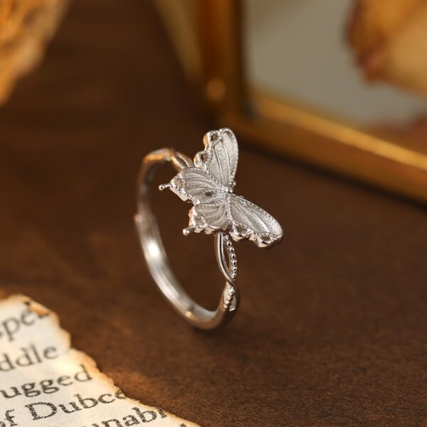 Nature-Inspired Butterfly Ring - Image 2